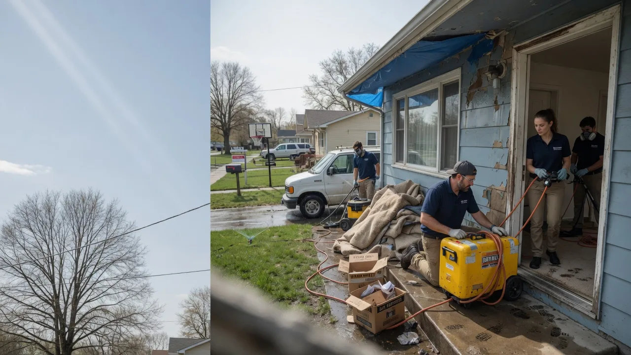 Basement Flood Cleanup in Neche, ND near me